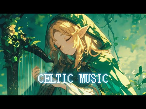 Celtic Music - Peaceful Forest Harp Soothing Medieval & Fantasy Music for Relaxation / Work & Study