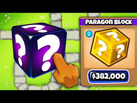 Paragon LUCKY BLOCKS in BTD 6! | Elite Bloonarius VS Lucky Blocks