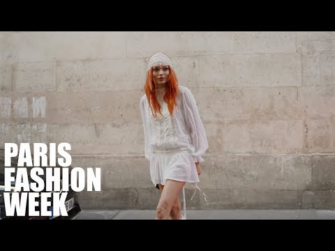 Ann Demeulermeester StreetStyle l Paris Fashion Week