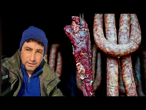 Old Mountain Method of Preserving Meat 🔥Traditional Winter Cooking