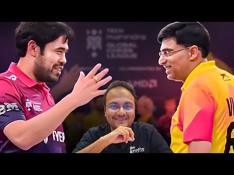 The two stalwarts of chess face off | Hikaru Nakamura vs Vishy Anand | Global Chess League 2025