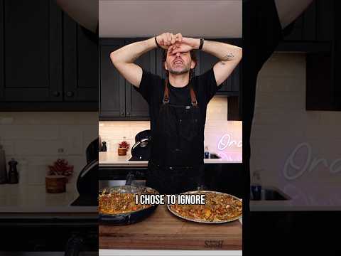 When you choose to ignore part of the recipe…