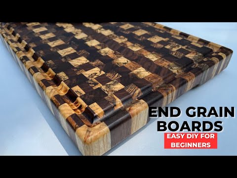 NEW DESIGN End grain cutting board - Helpful tips for woodworking