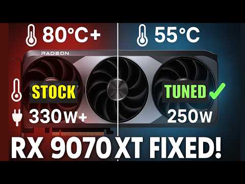RX 9070 XT Too Hot & Power Hungry? FIX IT Without Losing FPS!