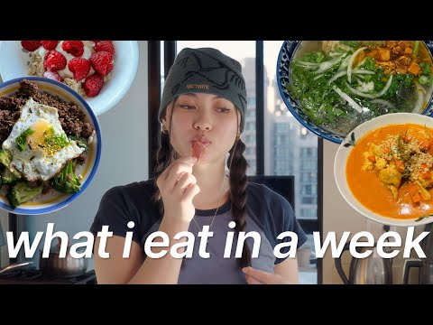 what i eat in a week | simple home cooked meals