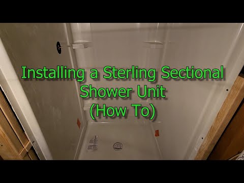 Installing A Sterling Sectional Shower Unit (Plumbing How To)