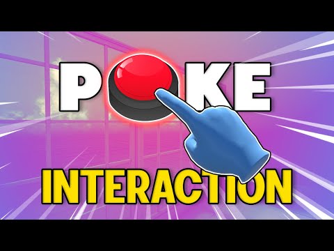 Poke Interaction with Unity XR Toolkit