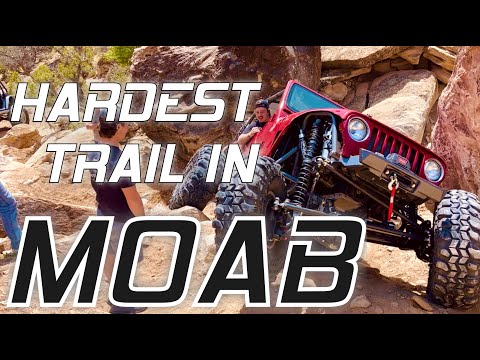 HARDEST TRAIL IN MOAB WITH A BRAND NEW BUILD!!