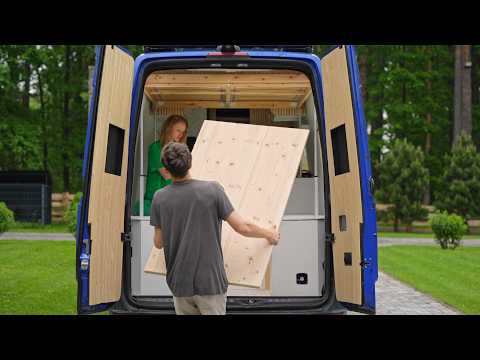 Full Size Table Install In Our Van Build
