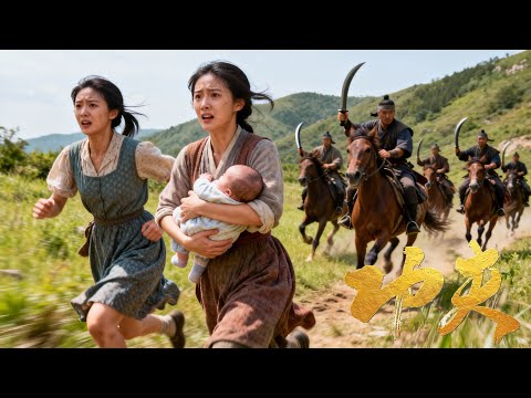 Thugs frantically chase a village woman with a child—Taiji master intervenes and defeats them all!