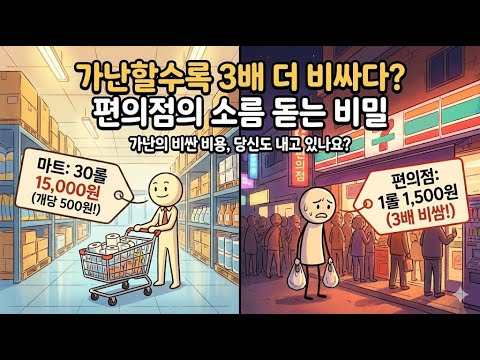 “가난한 동네일수록 편의점이 미친듯이 많은 소름돋는 이유”