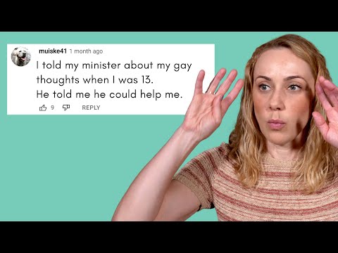 Responding to your religious trauma comments... your church shamed you for being gay?!