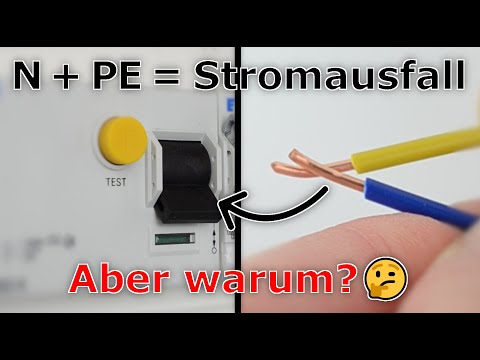 ⚡ N + PE = residual current device trips! 🤨 But why? 🤔 Ultimate explanation 💡 | What you need to ...