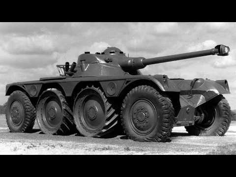 Стальные колёса вместо гусениц: безумный эксперимент французов, который сработал | Panhard EBR