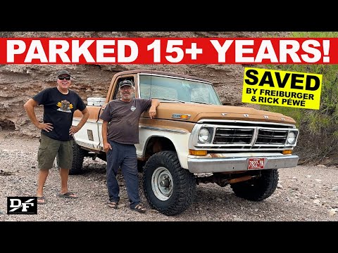 RESCUED! FORD BUMPSIDE PICKUP Parked 15-Plus Years