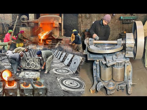 How to Manufacturing Process of Sugarcane Machine With Minimal Tools In Local Factory