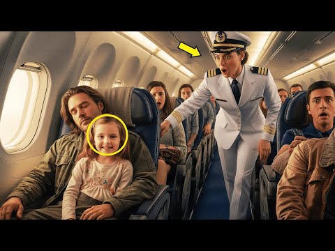 Alleinerziehender Hausmeister schläft im Flugzeug – bis der Captain fragt: „Kampfpilot an Bord?“