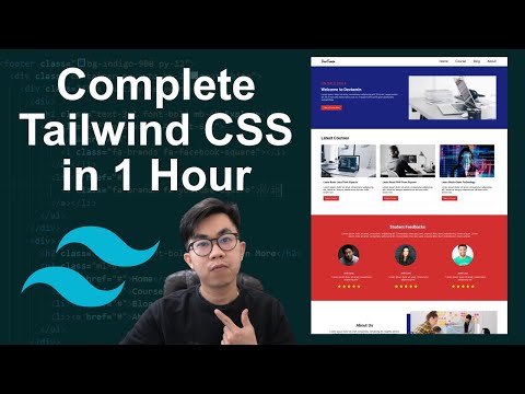 Tailwind CSS Crash Course For Beginners in 1 Hour - Full Video