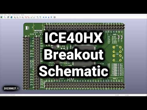 FPGA #4 - ICE40HX Simple Breakout Board Schematic