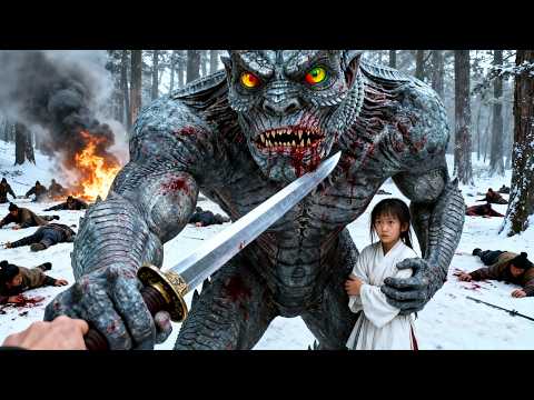 【Chinese drama】盗猎贼深入雪林腹地，突遇变种蜥蜴人袭击，为护孤女，冷血猎手竟成阶下囚！