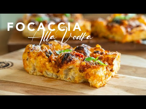 Crispy Focaccia Alla Vodka