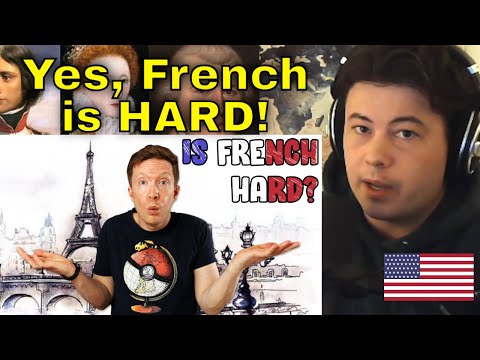 American Reacts How hard is French to learn? | An honest guide for English speakers
