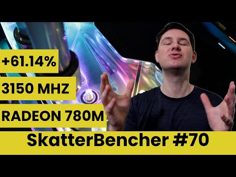 Radeon 780M Overclock to 3150 MHz feat. ROG Strix X670E-I | SkatterBencher #70