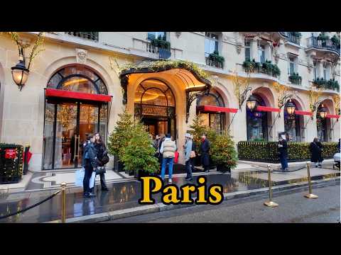 Paris,France 🇫🇷− Walking Tour  PARIS 4k WALK Tour