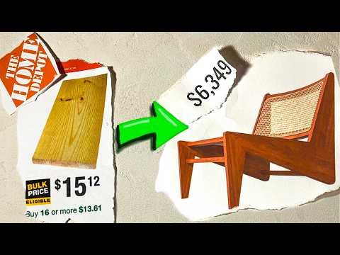 Building a High End Chair using Home Depot Wood..