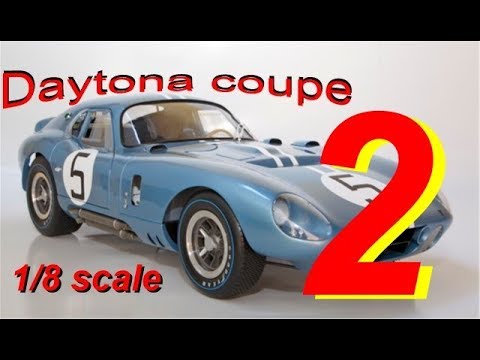 3d printed shelby daytona coupe  1/8 scale