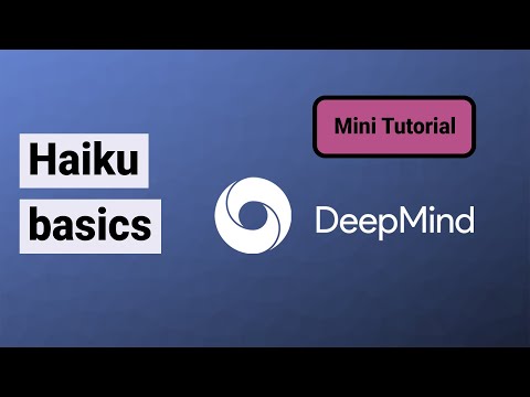 Haiku basics (neural network library from DeepMind)