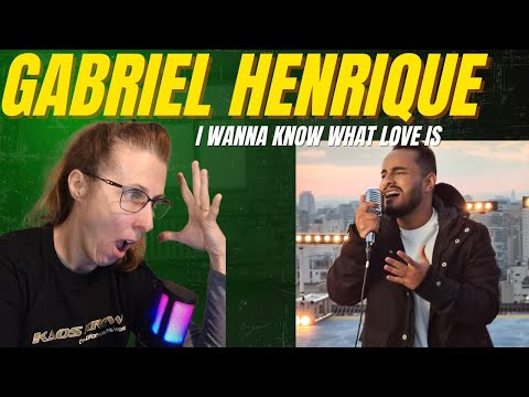 FIRST TIME REACTION | Gabriel Henrique | I Want to Know What Love is | #reactionvideo #music