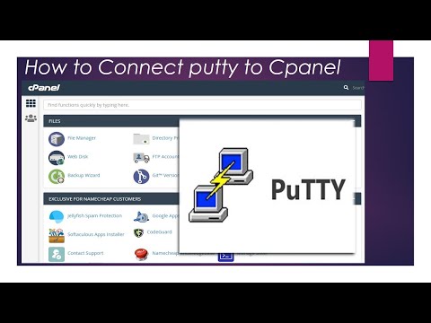 How to Connect putty to Cpanel