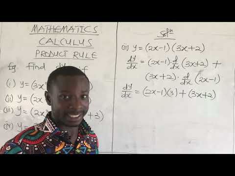 CALCULUS (Steps in differentiation under the Product Rule)