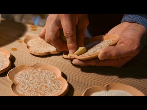 Making Mokko Shape Mamezara Plates - Pottery