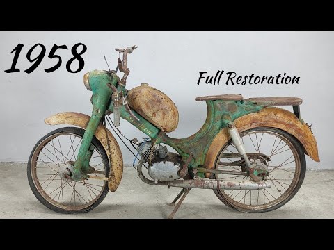 1958 Old Moped Full Restoration ( Jawa Stadion)
