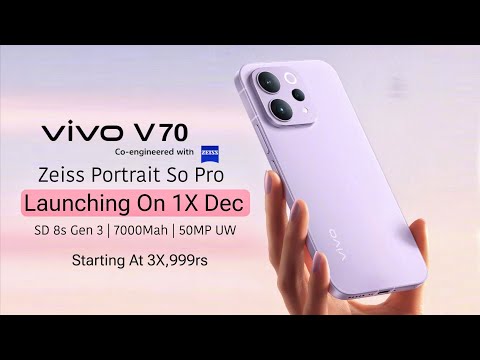 Vivo V70 First Look & Full Specs Out | Vivo V70 Launch Date & Price in India