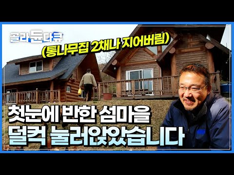 놀러 왔다가 눌러앉았다! 서울에서 잘나가는 프로그래머 관두고 초보 섬주민을 선택한 이유?🏝 ㅣ 귀농하고 직접 지은 통나무집 ㅣ 한국기행 ㅣ #골라듄다큐