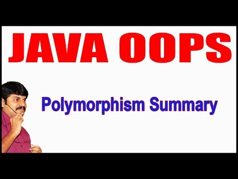 Java Tutorials || Java OOPS  || Polymorphism Summary || by Durga Sir