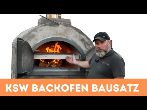 KSW Stone Oven Kit - Easy assembly in just one day! Build your own pizza oven & bread oven