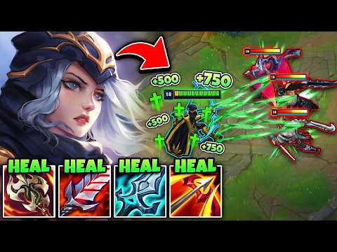 Ashe but I have healing Arrows that make me invincible (FULL LIFESTEAL BUILD)