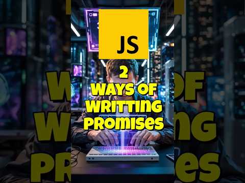 There are 2 Ways you can write Promises in JavaScript! ✅ #javascript