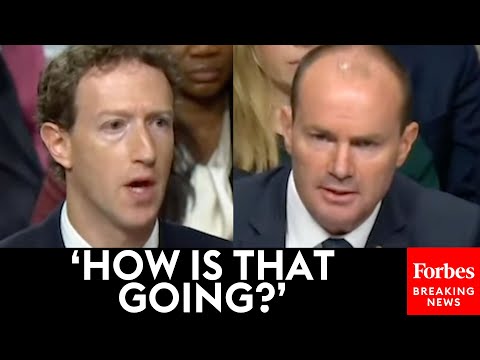 Applause Breaks Out When Mike Lee Zings Mark Zuckerberg During Senate Hearing With Social Media CEOs