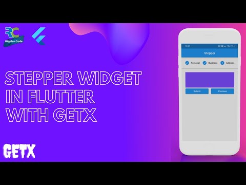 Stepper Widget in Flutter using GetX || Flutter || GetX