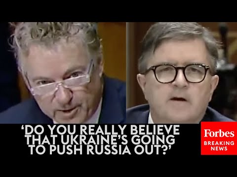 Rand Paul Asks State Official Point Blank: What Is Being Done To Find 'Off Ramp' For Ukraine War?