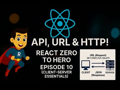 API, URL & HTTP Explained for React Developers | React Zero to Hero Episode 10