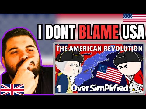 British Guy Reacts to The American Revolution (OverSimplified Part 1)