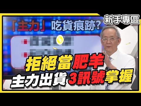 【新手專區】主力吃貨「3痕跡」抓準飆股 拒當肥羊！大K ft.獅公傳奇 李永年【金錢戰隊】財經大白話 20201112