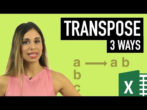 3 Ways to Transpose Excel Data (Rotate data from Vertical to Horizontal or Vice Versa)