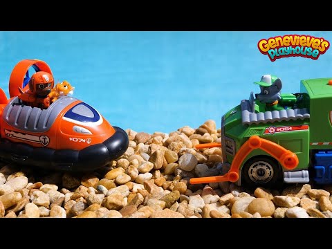 Paw Patrol Toy Learning Video for Kids - Adventure Bay Rescue Mission: Missing Cats & Everest!